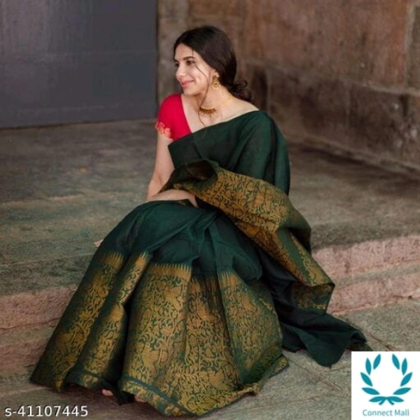 Myra Attractive Sarees - Saree Length-5.5m Blouse Length 0.8m, Saree And Blouse Fabric : Jacquard, pack of :1